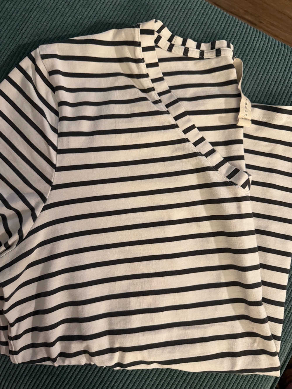 Striped lululemon tee, size 12